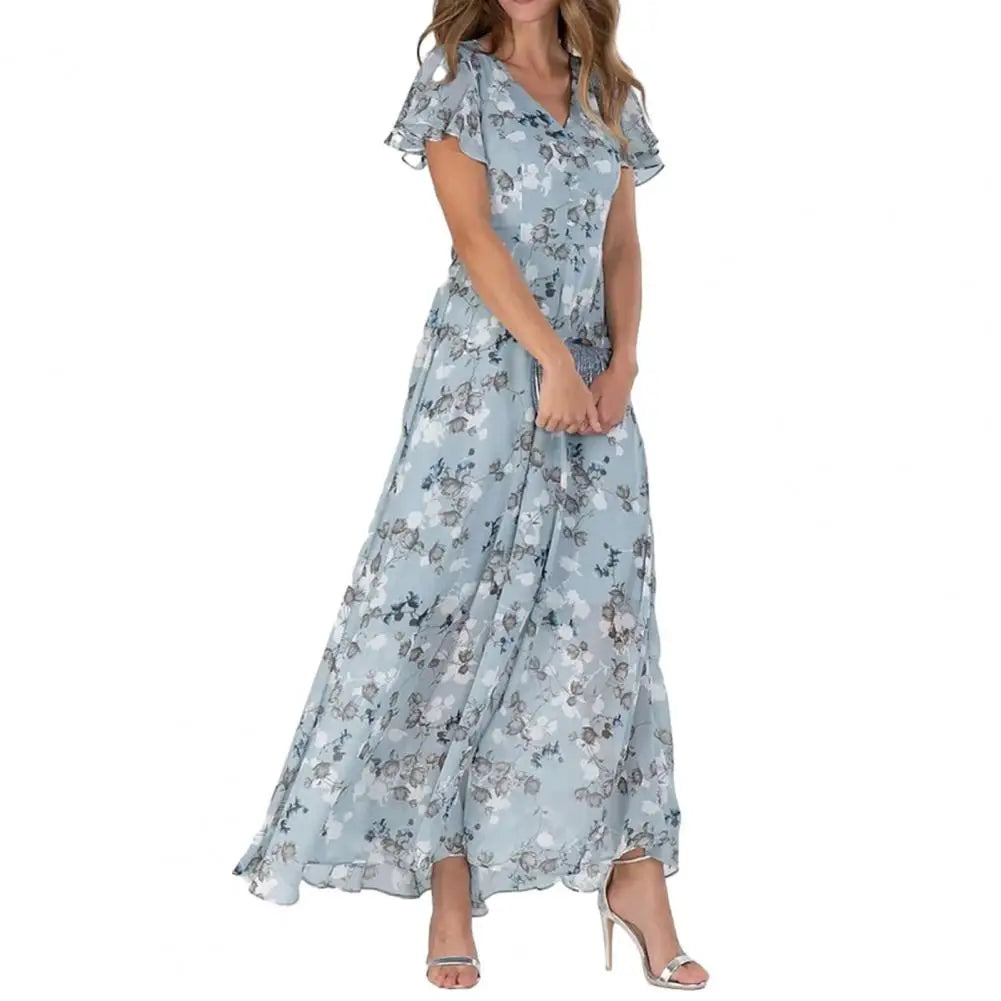 Norvielle Damen Sommerkleid Leicht Strandkleid