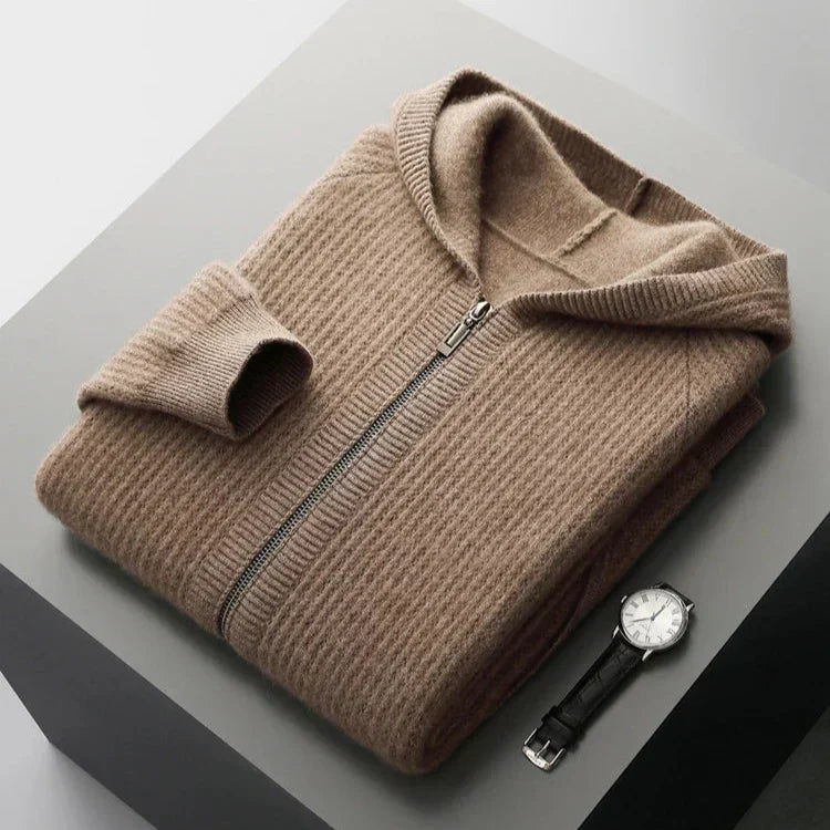 Karl Herren Kaschmir-Hoodie -Qualität - Norvielle