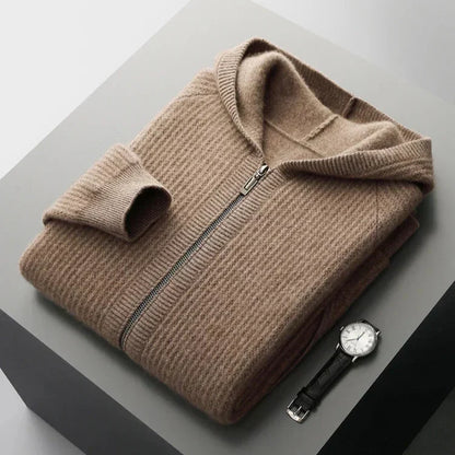 Karl Herren Kaschmir-Hoodie -Qualität - Norvielle