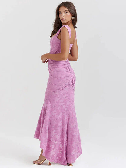 Gerafftes Damenkorsettkleid Tiefes Dekolleté
