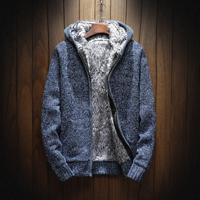 Herren Kapuzen-Cardigan Stylisch