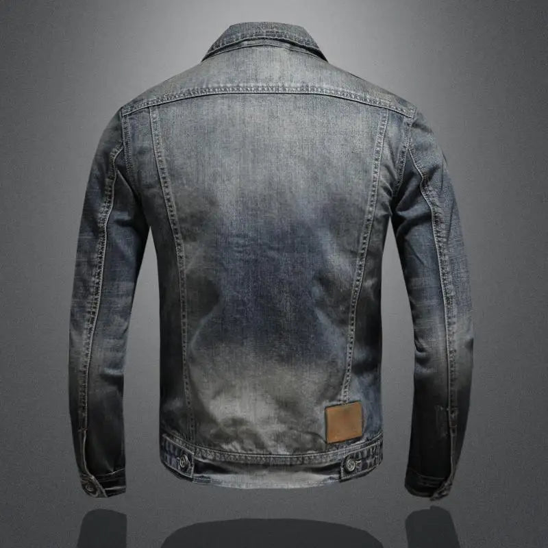 Retro Herren Jeansjacke
