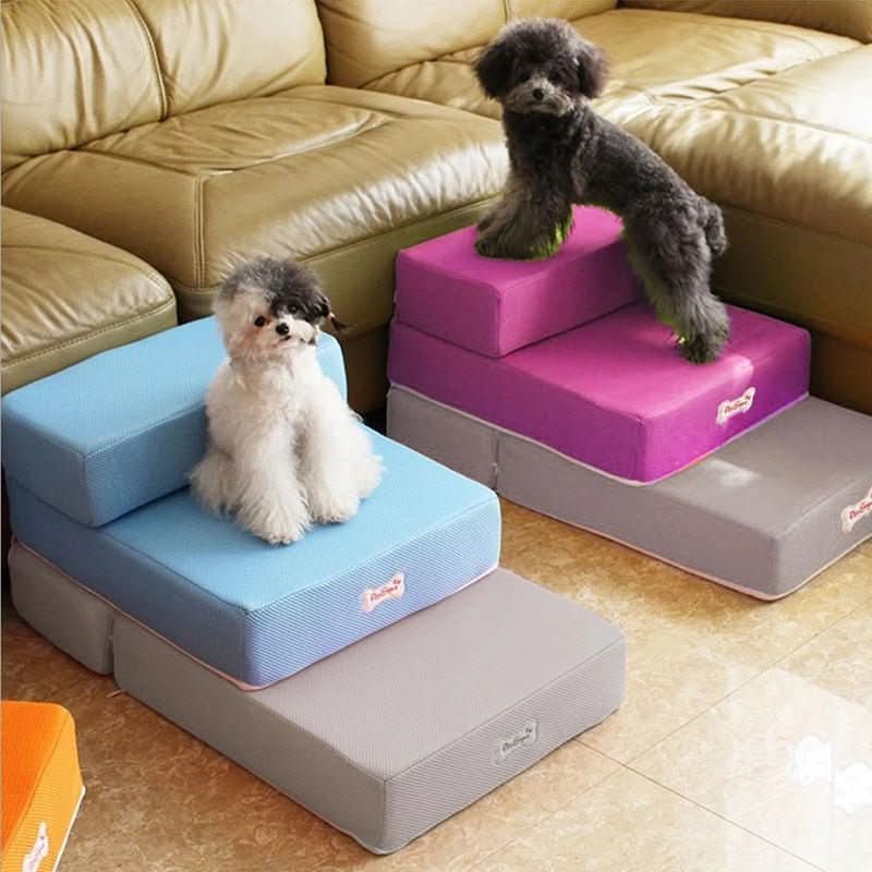 Hundetreppe Gelenkschonend für Sofa Bett Holz