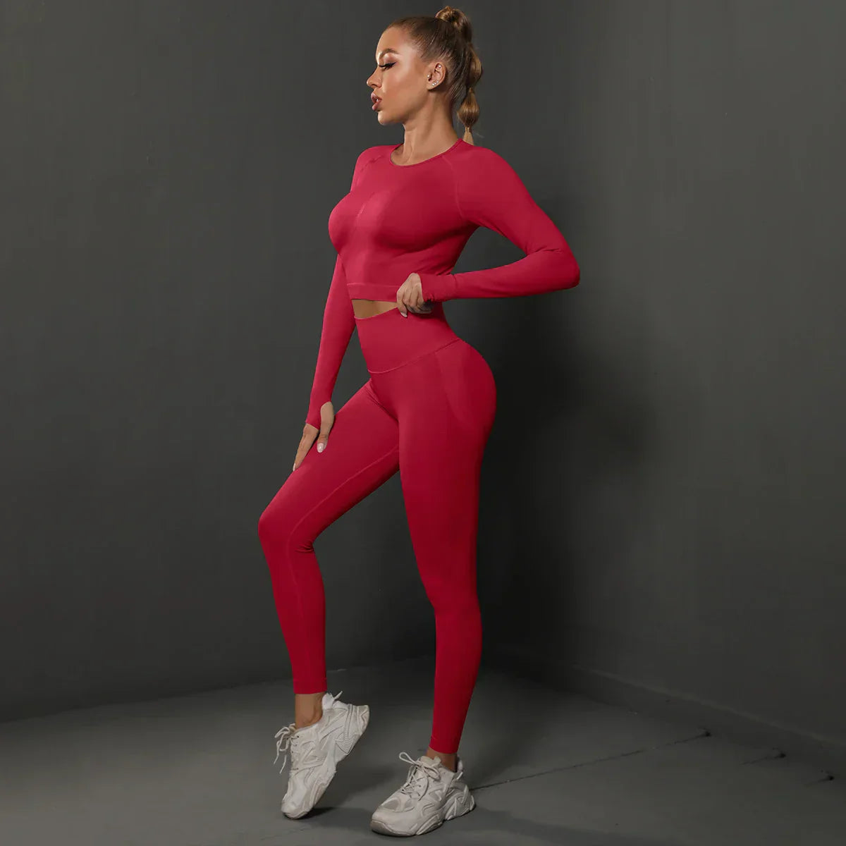 Damen Jogginganzug Zweiteilig Sportlich