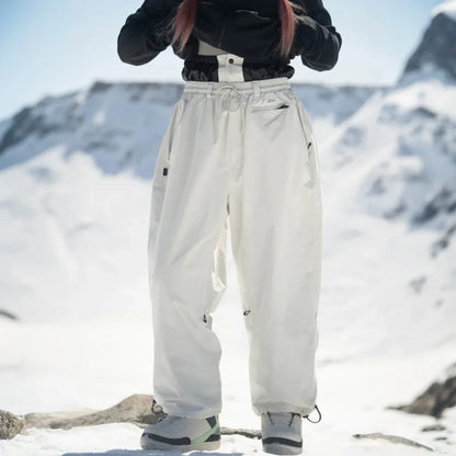 Herrenhose Lockere Fit Weite Beinform Mit Taschen