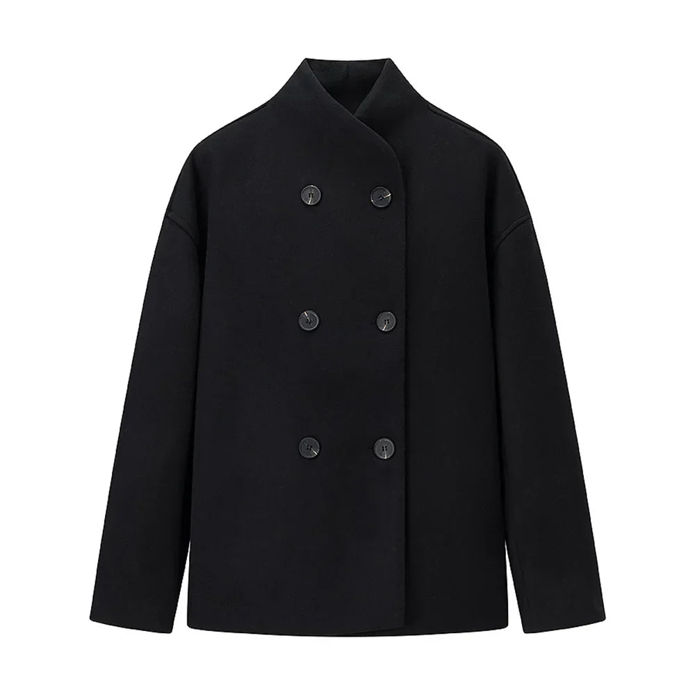 Lorayne Damen Oversized Doppelreihenjacke - Norvielle
