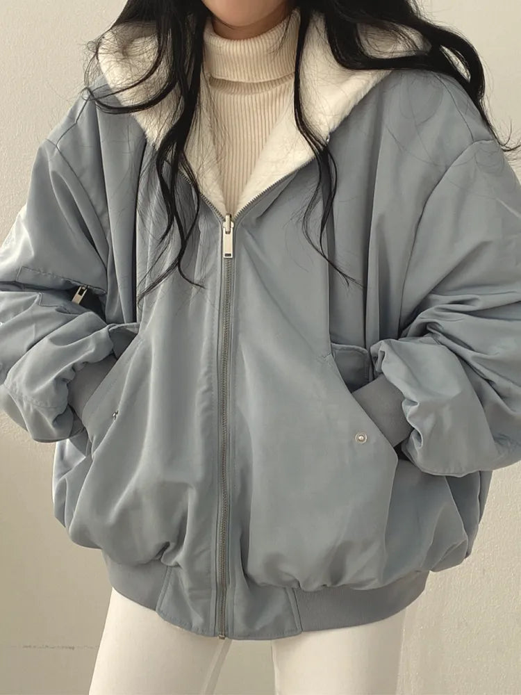 Damen Winterjacke Langärmlig Wintertauglich