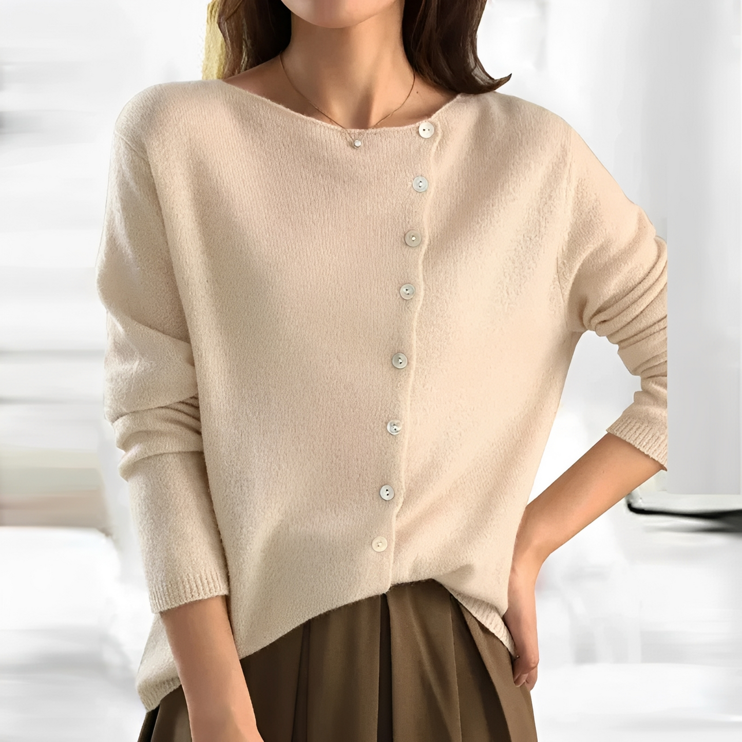Jessel Damen Cardigan Elegant Lang