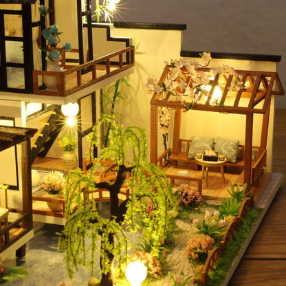 Minvella Holzhaus Bausatz 3D Selbstbau Set