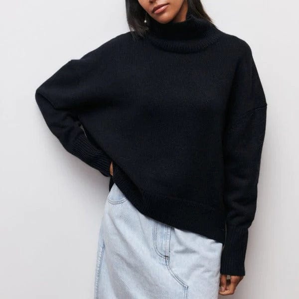 Norvielle Damen Rollkragenpullover Kaschmir