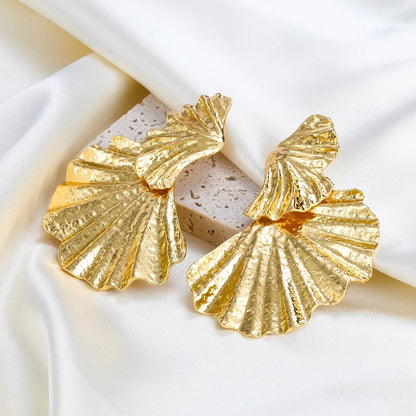 Aurelia Damen Statement-Ohrringe Gold Silber