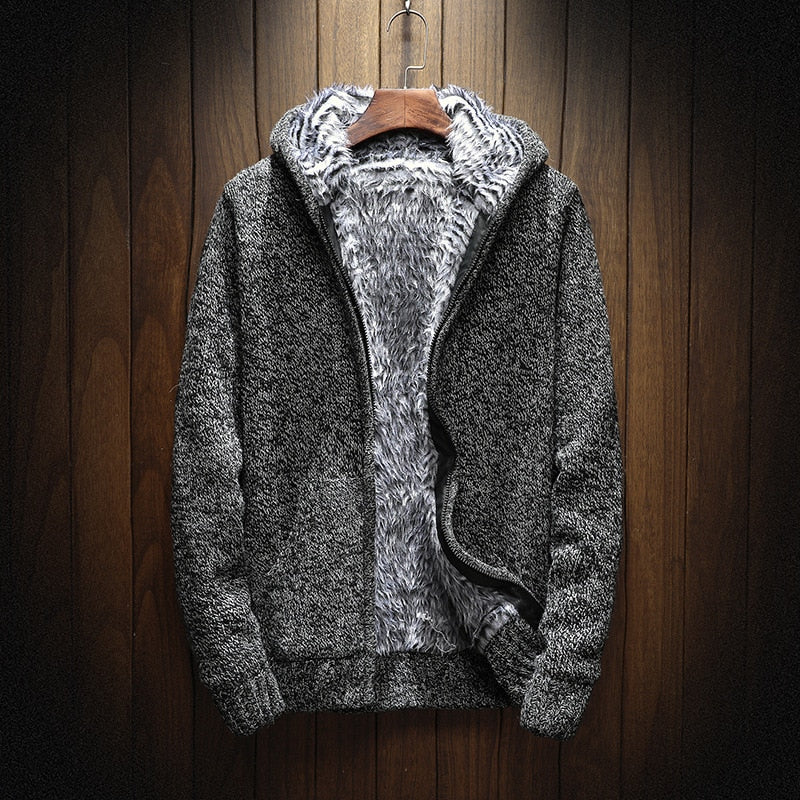 Herren Kapuzen-Cardigan Stylisch