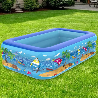 Aufblasbarer Kinder-Splash-Pool Extra Dickes PVC 110-180cm