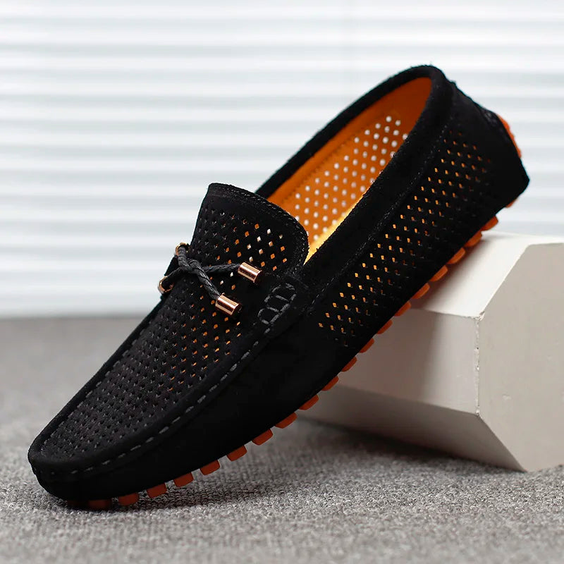 Giovanni atmungsaktive Leder-Schnürschuhe - Norvielle