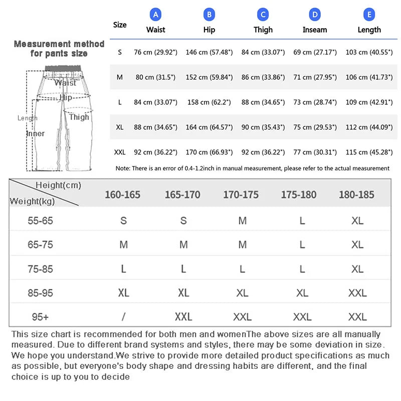 Unisex Hose Lockere Fit Elastischer Bund