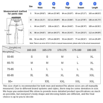 Unisex Hose Lockere Fit Elastischer Bund