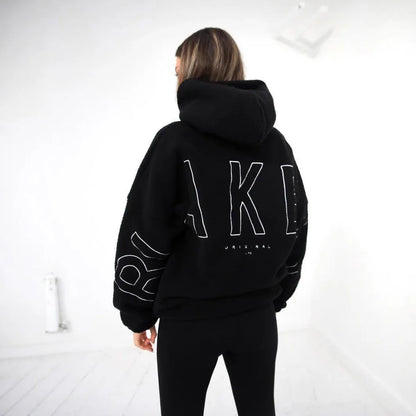 Akerra Damen Oversize Fleece Hoodie Kapuze - Norvielle