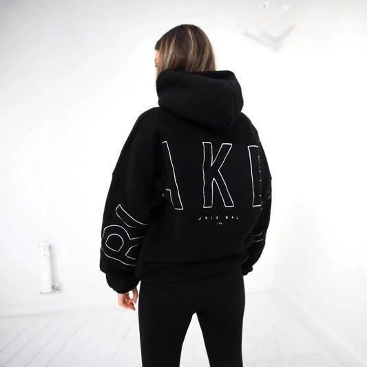 Akerra Damen Oversize Fleece Hoodie Kapuze - Norvielle