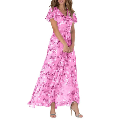 Norvielle Damen Sommerkleid Leicht Strandkleid