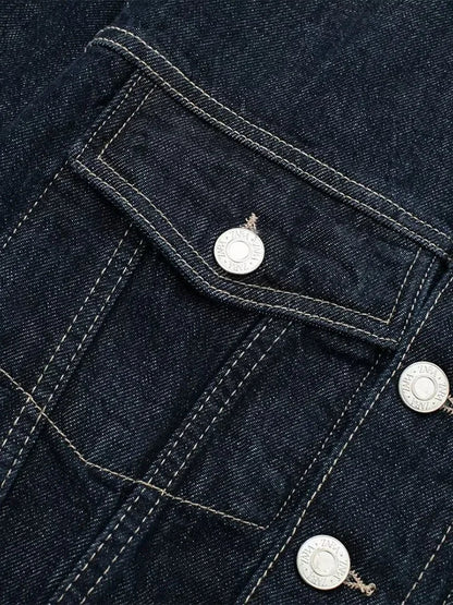 Norvielle Damen Denim-Jacke Stilvoll