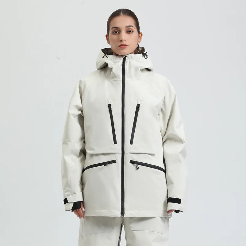 Unisex Skijacke Wintersport Funktionales Nylon