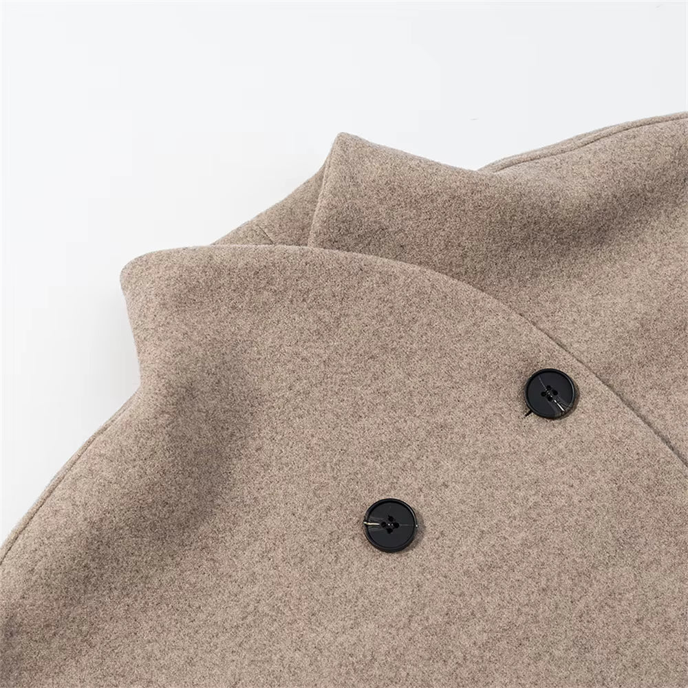 Lorayne Damen Oversized Doppelreihenjacke
