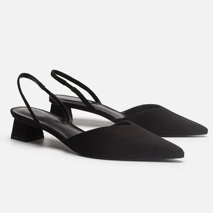 Izara Damen Slingback Schuhe Spitz Absatz