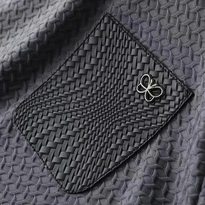 Kurzärmeliges T-Shirt Rundhals mit Brusttasche
