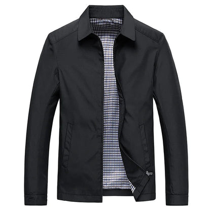 Herren Wasserfeste Jacke Stylisch Schwarz - Norvielle
