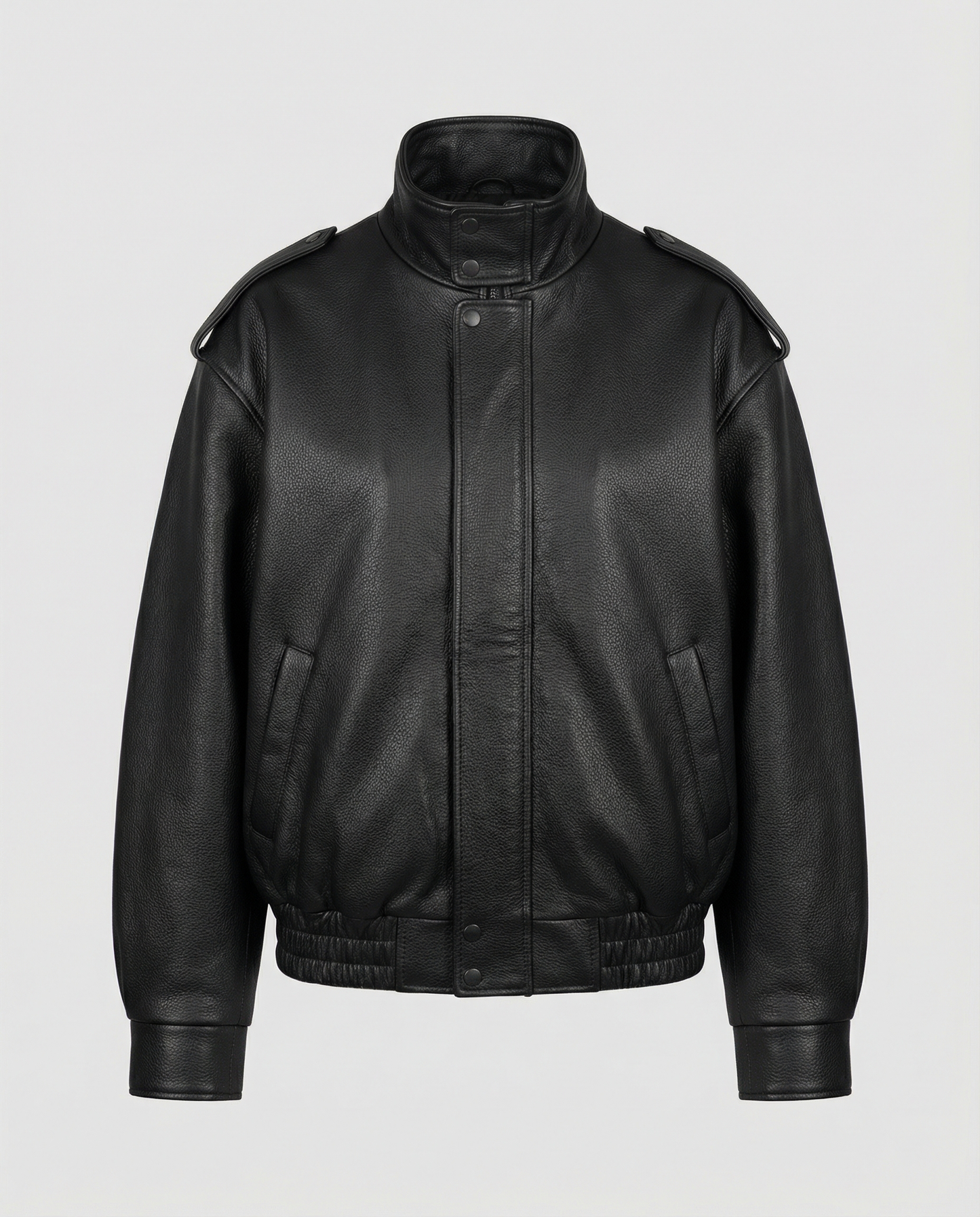 Damen Lederjacke Asymmetrisch