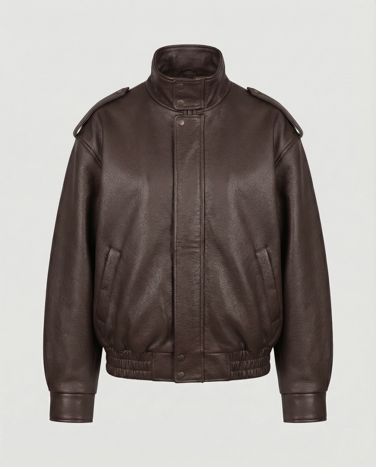 Damen Lederjacke Asymmetrisch