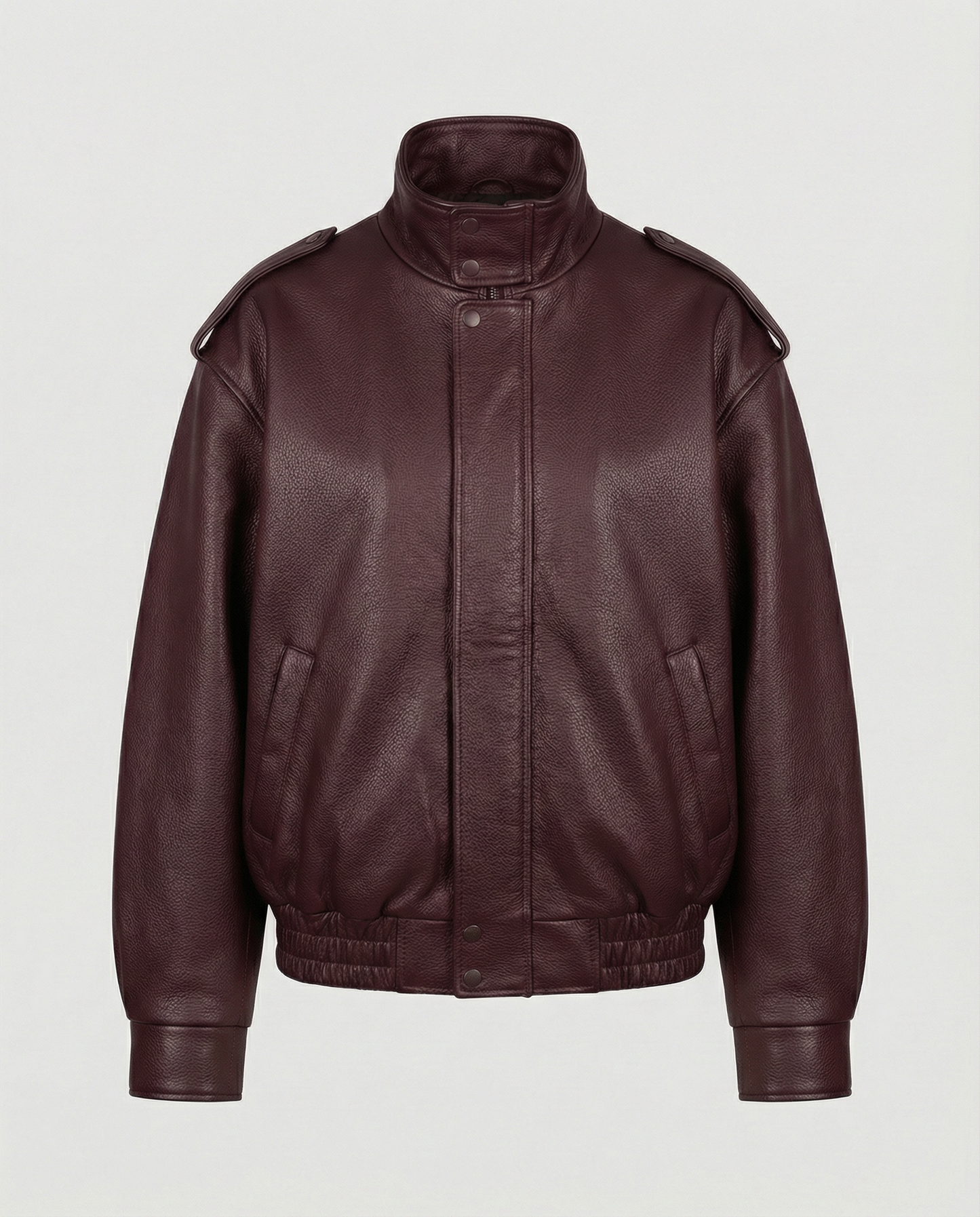 Damen Lederjacke Asymmetrisch