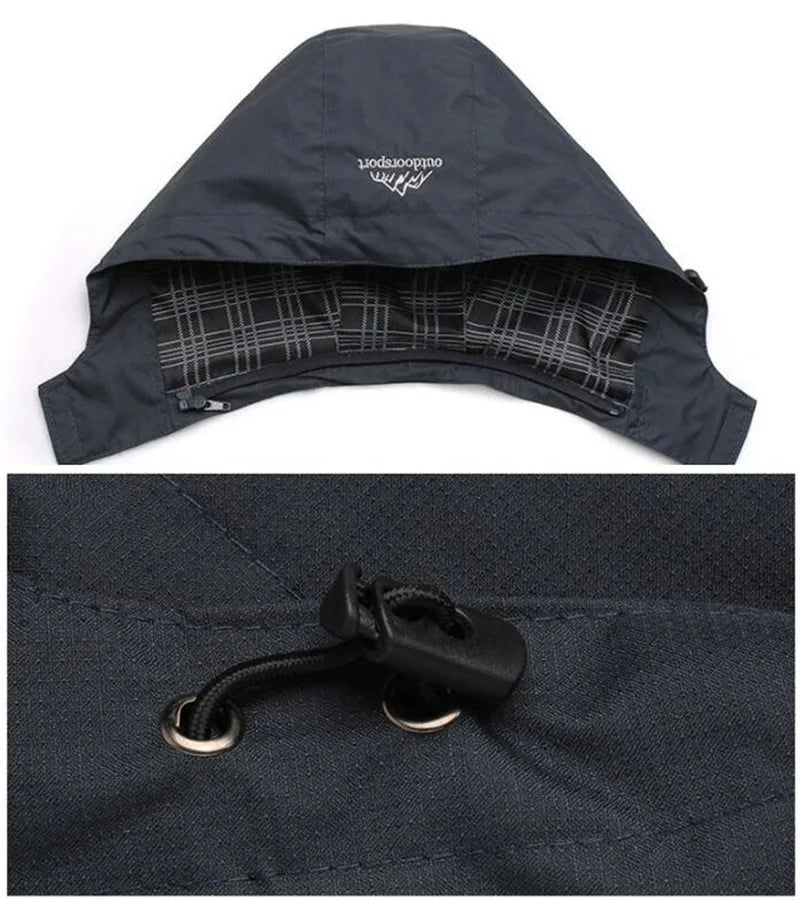 Damen Outdoor-Wanderjacke Waterproof Norvielle