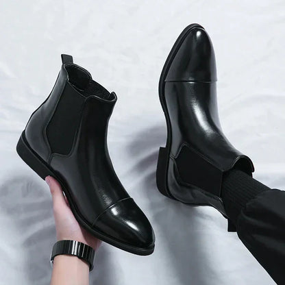 Norvielle Herren Stiefel Stil Lederschaft