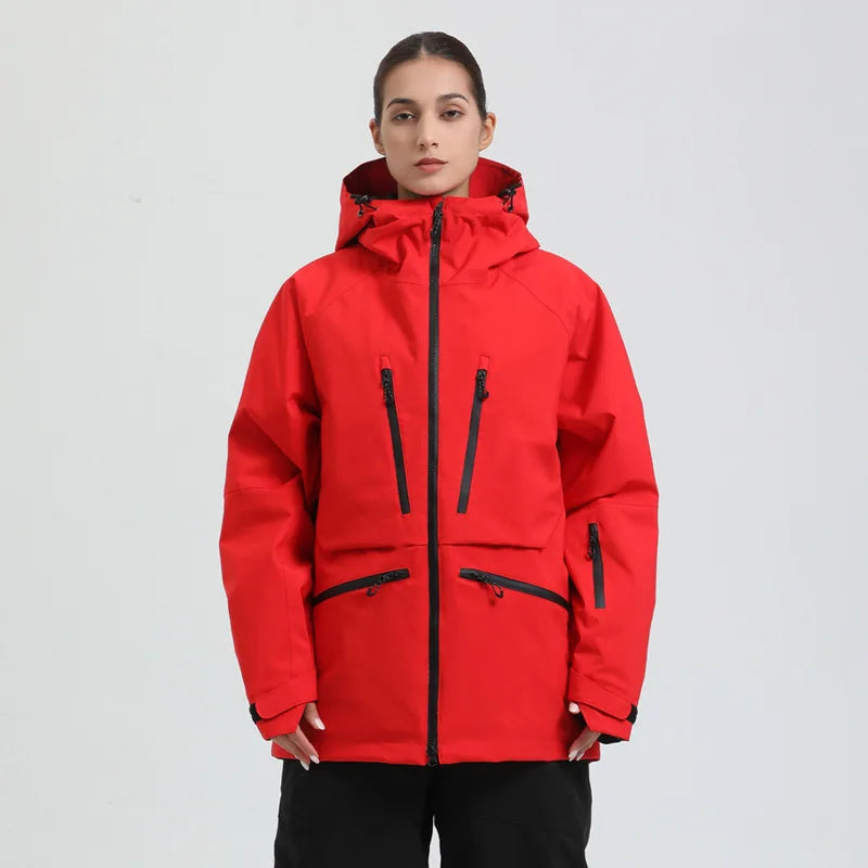 Unisex Skijacke Wintersport Funktionales Nylon