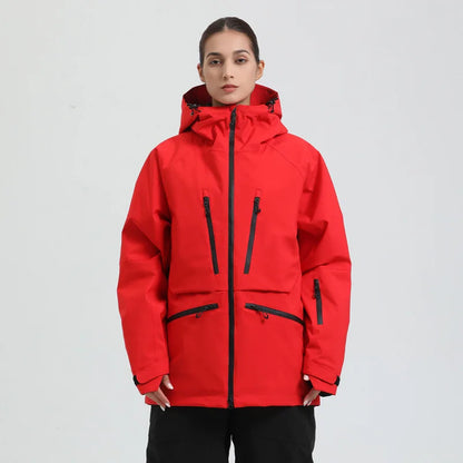 Unisex Skijacke Wintersport Funktionales Nylon