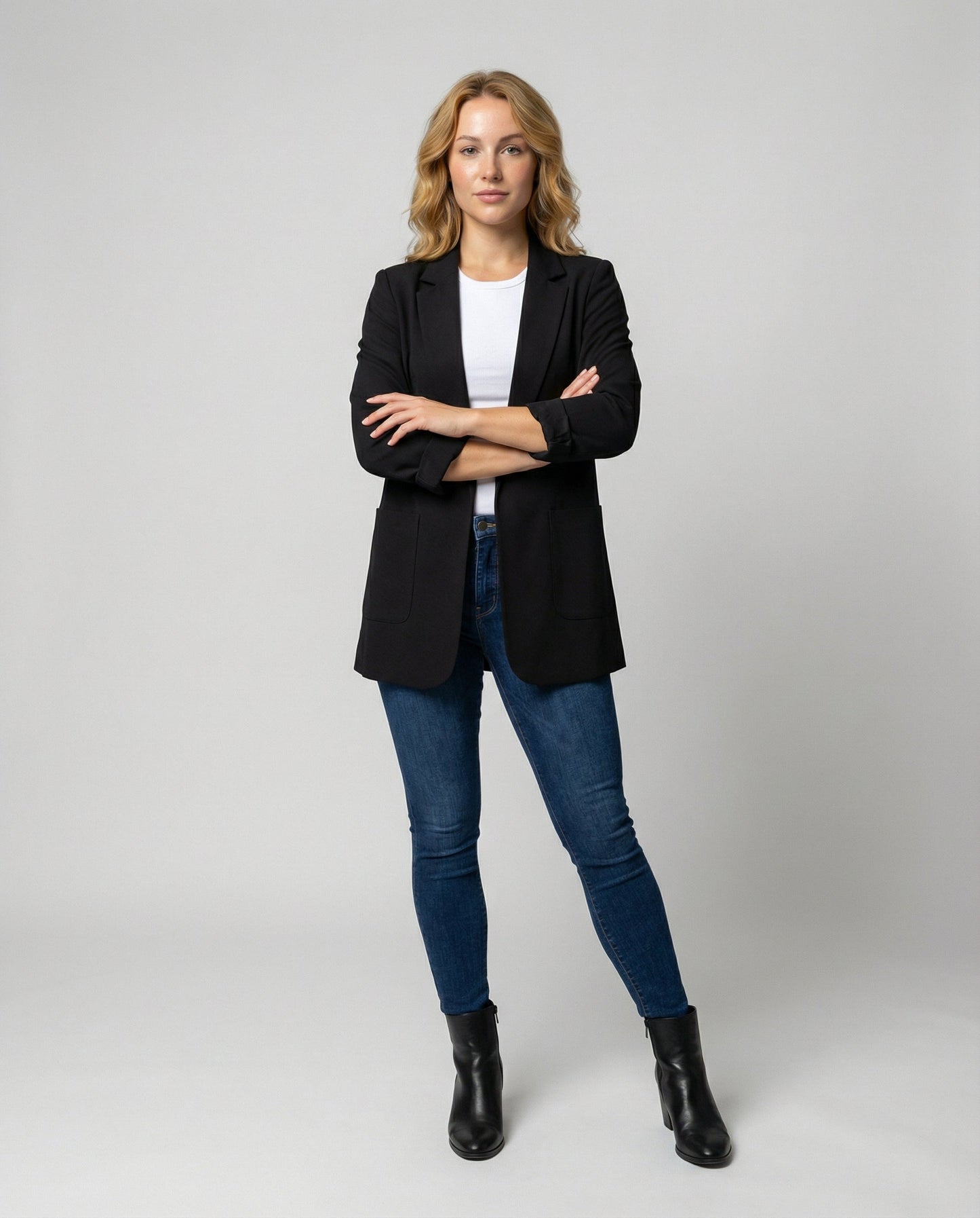 Damen Blazer Figurbetonter Elegant