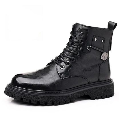 Herren Stiefel Schnürstiefel Geschlossen