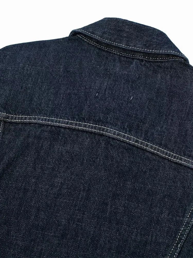 Norvielle Damen Denim-Jacke Stilvoll