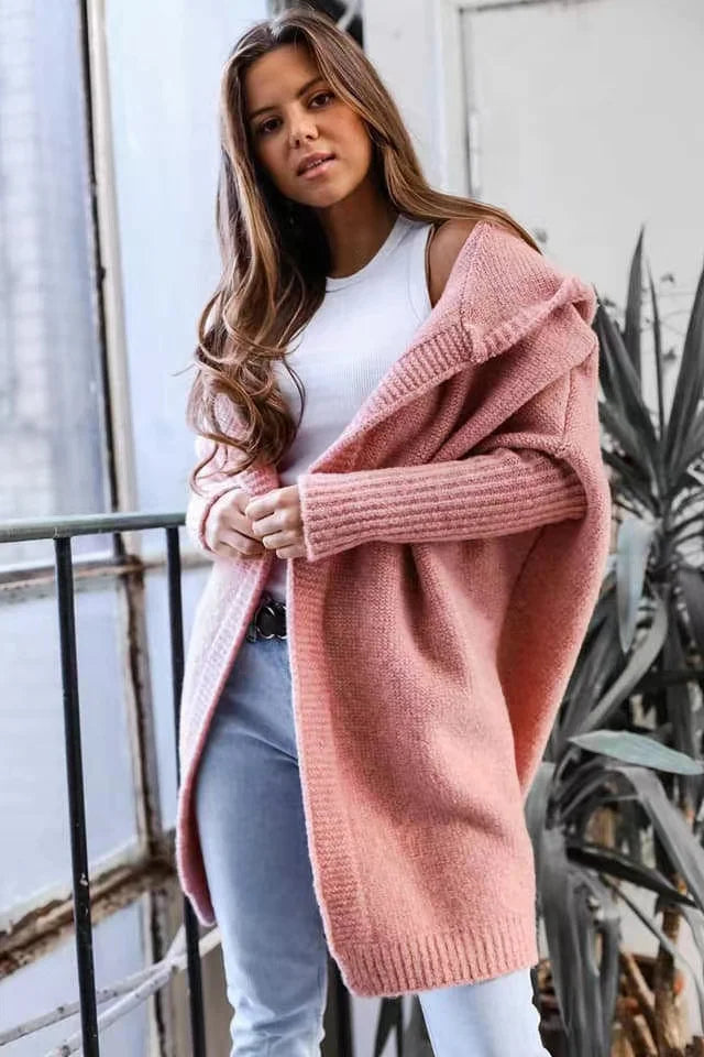 Norvielle Damen Fledermaus Strickjacke