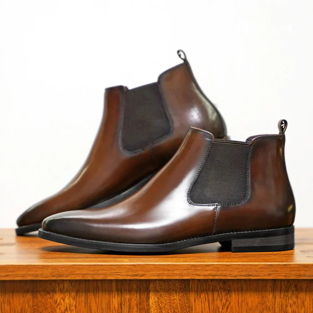 Herren Stiefeletten Schlichte Form