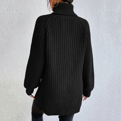 Norvielle Damen Rollkragenpullover Komfort