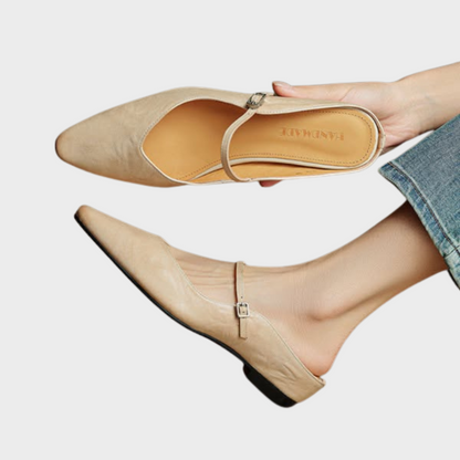 Damen Slipper Echtes Leder - Norvielle