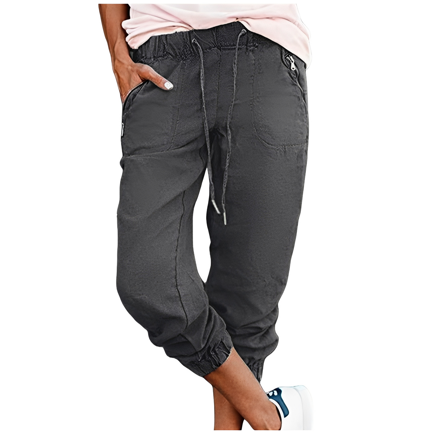 Nina Damen Elastische Cargohose