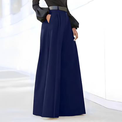 Damen Weite Schlaghose Elegantes Design