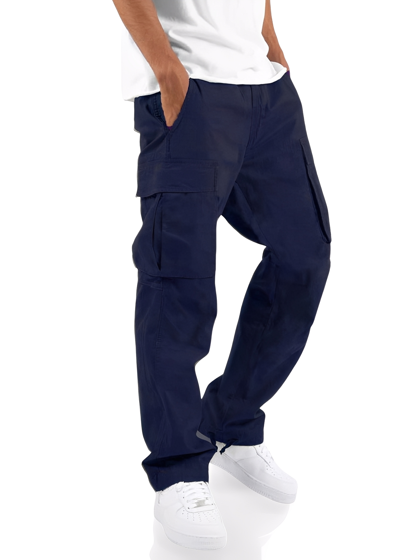 Cooper Herren Cargohose Bequem Kordelzug