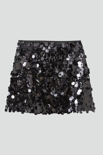 Damen Minirock mit Pailletten - Norvielle