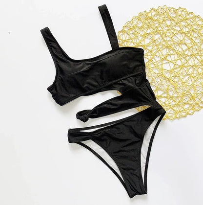 Norvielle Damen Badeanzug Mit Ausschnitten Taille
