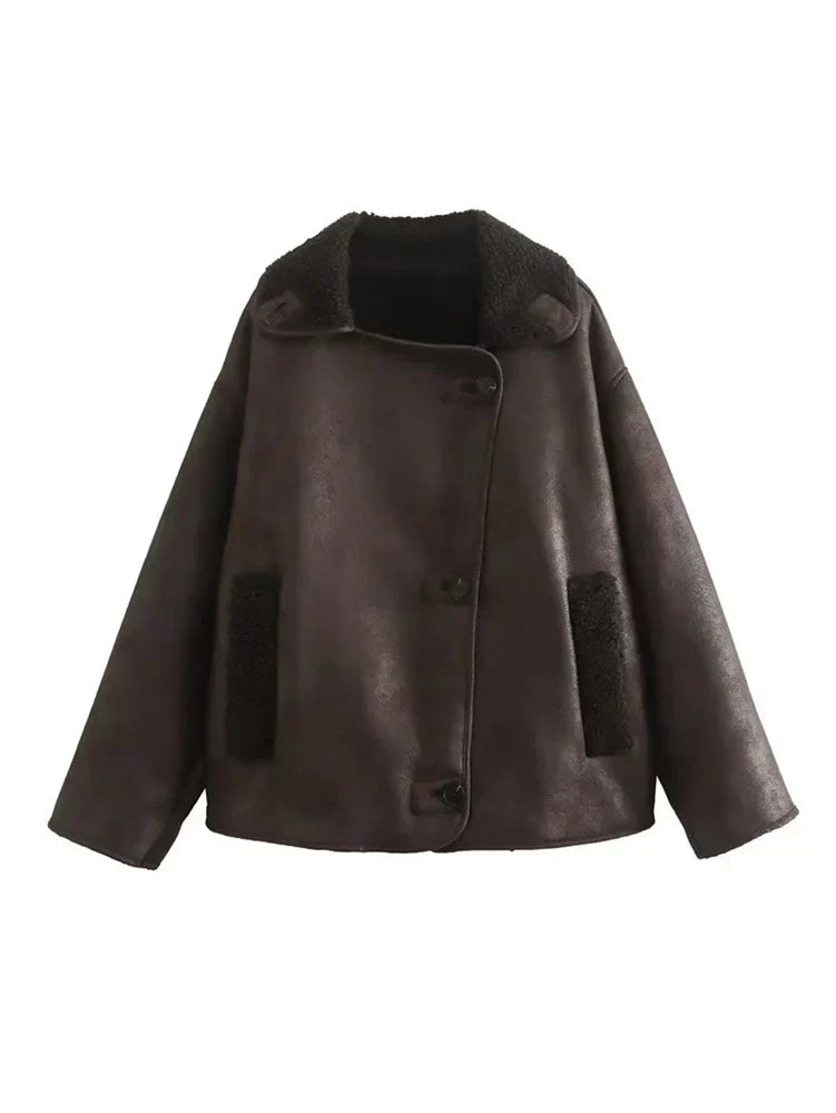 Norvielle Damen Fleece-Jacke Stylisch