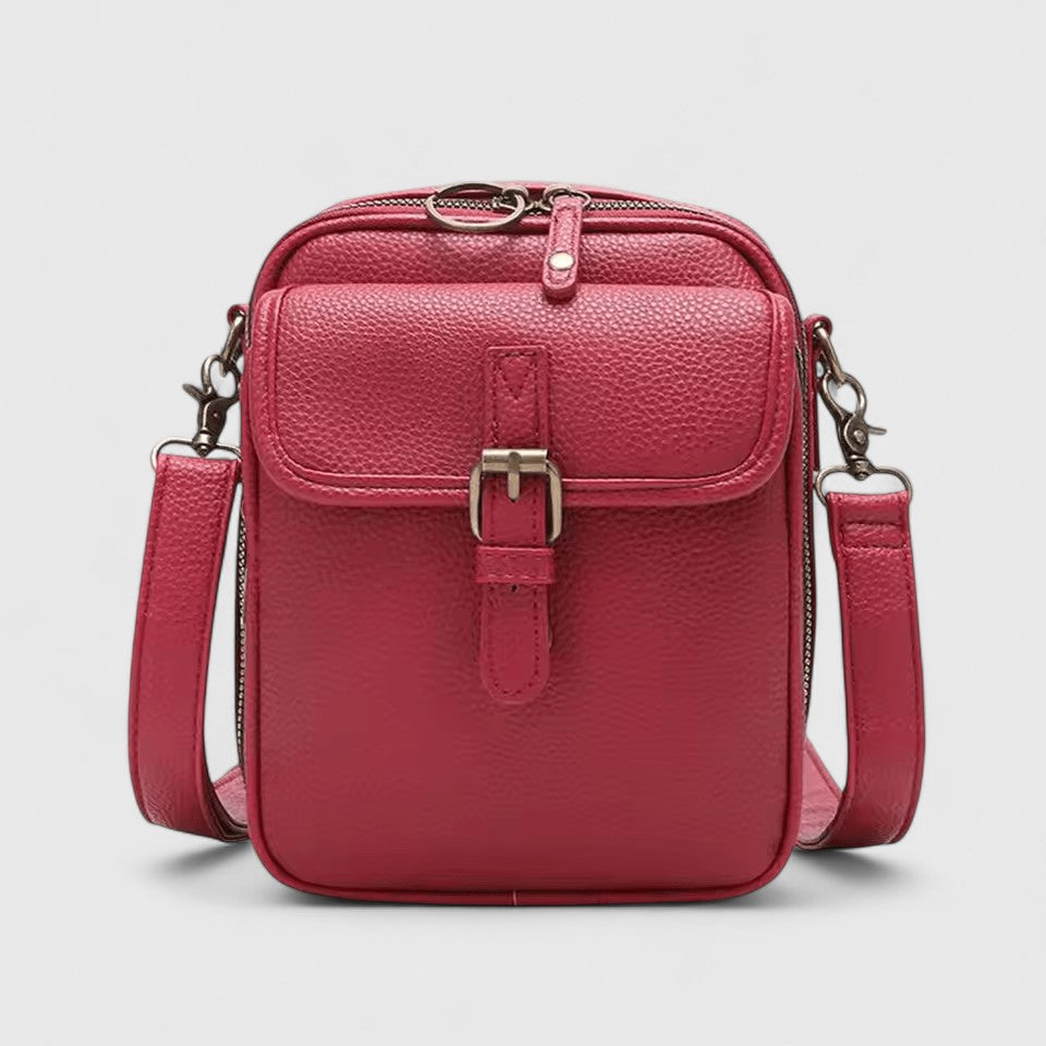 Damen Schultertasche Alltag Leder
